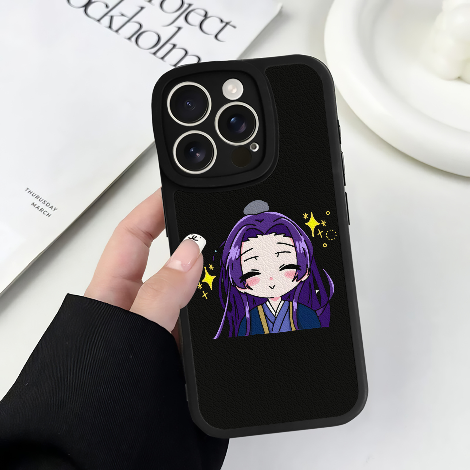 薬屋のひとりごと The Apothecary Diaries 【iPhone 16シリーズ対応】シリコンスマホケース（レザー調） 材質：シリコン